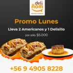 Promo Lunes - 2 Americanos y 1 Delisillo