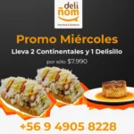 Promo Miércoles - 2 Continentales y 1 Delisillo